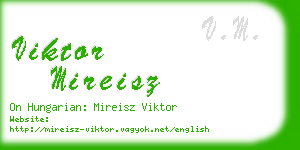 viktor mireisz business card